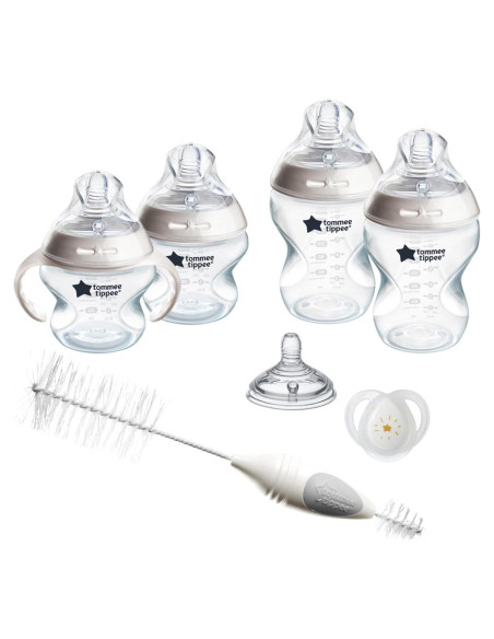Set de Botellas y Chupetes Tommee Tippee 8 Piezas Anticólicos