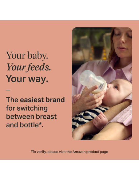 Set de Botellas y Chupetes Tommee Tippee 8 Piezas Anticólicos