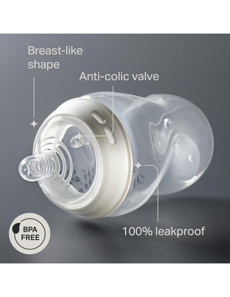 Set de Botellas y Chupetes Tommee Tippee 8 Piezas Anticólicos