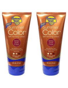 Paquete de 2 Loción Autobronceadora Banana Boat 177 ml