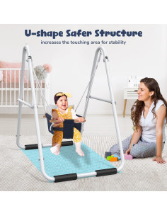 Columpio para Bebés Hapfan con Soporte Plegable 25kg 2