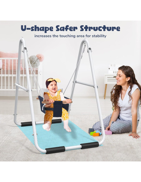 Columpio para Bebés Hapfan con Soporte Plegable 25kg