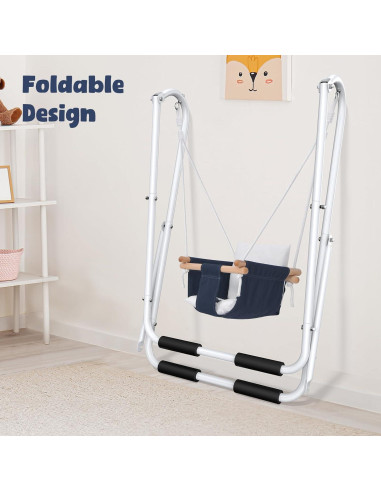 Columpio para Bebés Hapfan con Soporte Plegable 25kg