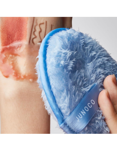 Almohadilla Desmaquillante Reutilizable JUNO & Co. Azul