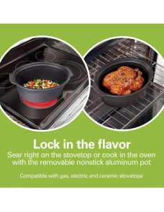 Olla de Cocción Lenta Programable Hamilton Beach 33662 6L 2