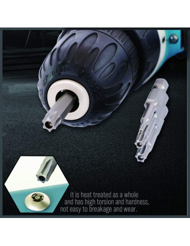 Juego de Puntas Torx de Seguridad 11 Piezas HORUSDY Acero S2