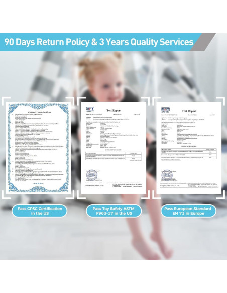 Columpio 3-en-1 FUNLIO para Niños Pequeños - Negro