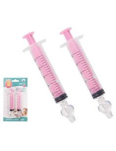 Aspirador Nasal para Bebés WAONIQ - Jeringa 10ml Silicona Rosa