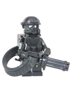 Minifigura Soldado Personalizada Guerra Moderna LEGO 69-Heavy-Gunner