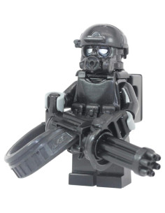 Minifigura Soldado Personalizada Guerra Moderna LEGO 69-Heavy-Gunner 2
