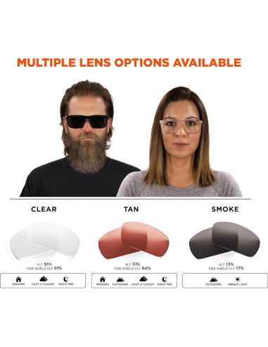 Gafas de Seguridad Ergodyne Skullerz SIXTEN Anti-Niebla UV