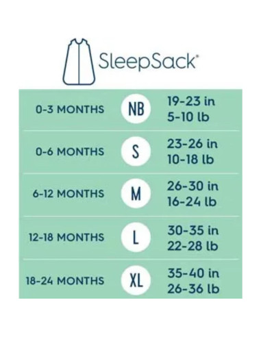 HALO SleepSack Grande 100% Algodón Pintura de Animales 12-18 Meses