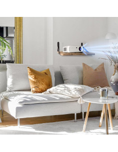 Estante Flotante para Proyector Zalumis 40x28 cm Madera 15 kg 2