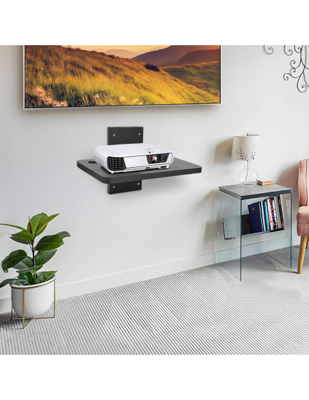 Estante de Madera Soporte para Proyector y Enrutador BEARUT