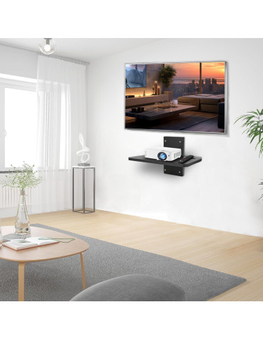 Estante de Madera Soporte para Proyector y Enrutador BEARUT