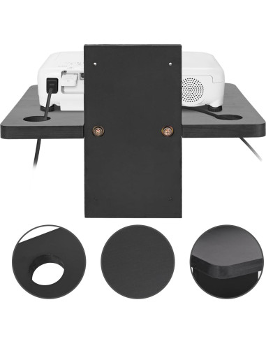 Estante de Madera Soporte para Proyector y Enrutador BEARUT