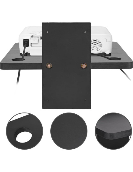 Estante de Madera Soporte para Proyector y Enrutador BEARUT