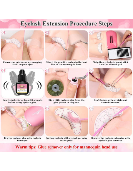 Kit de Extensiones de Pestañas Qinzave para Principiantes