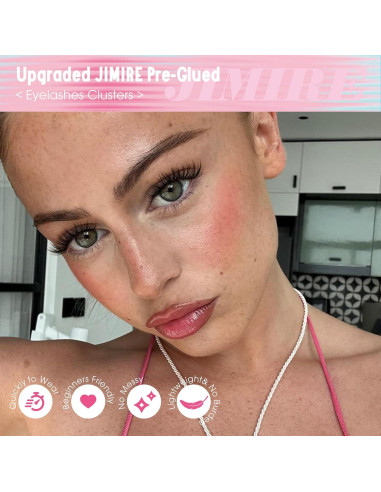 Pestañas Autoadhesivas JIMIRE Manga Wispy 11-13MM Naturales