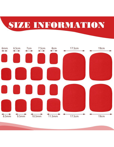 Calcomanías de Esmalte de Uñas de Pies Maitys 352 Piezas