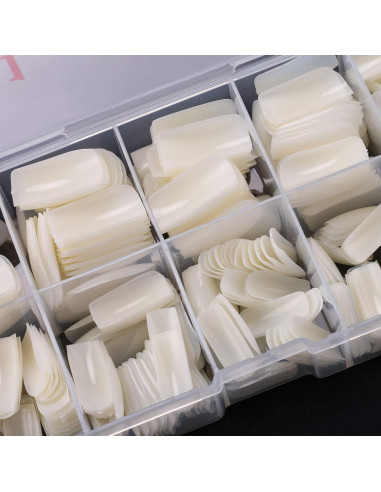 Consejos de Uñas Falsas Acrílicas RayanWay 500PCS Natural
