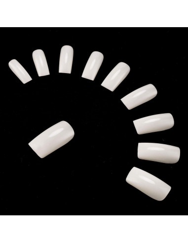 Consejos de Uñas Falsas Acrílicas RayanWay 500PCS Natural