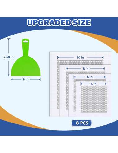 Kit de Reparación de Dry Wall BENBUWN 8 Piezas Autoadhesivas