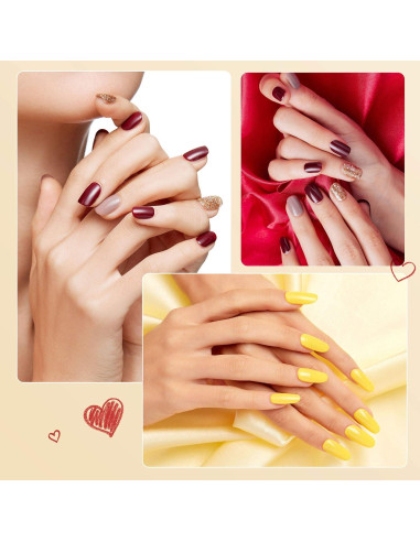 Consejos de Uñas Falsas Acrílicas RayanWay 500PCS Natural