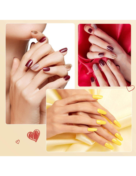 Consejos de Uñas Falsas Acrílicas RayanWay 500PCS Natural