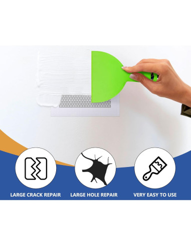 Kit de Reparación de Dry Wall BENBUWN 8 Piezas Autoadhesivas