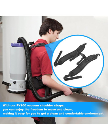 Correas de Hombro Proteam PV100 para Aspiradora Mochila