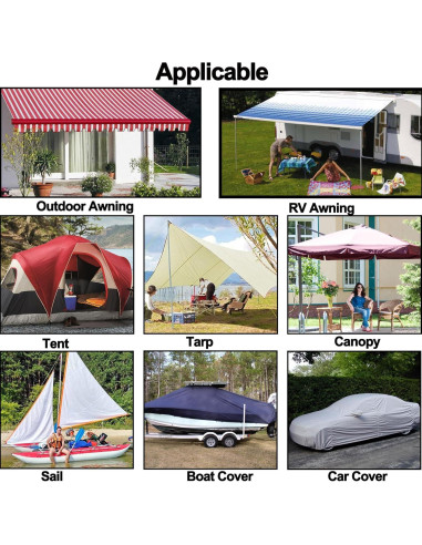 Cinta de Reparación Impermeable KAIHENG 12.7cm x 6.1m Negra