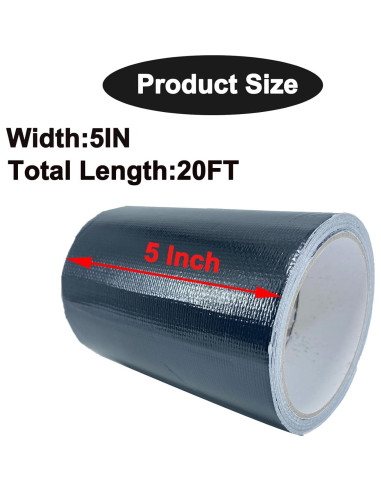 Cinta de Reparación Impermeable KAIHENG 12.7cm x 6.1m Negra