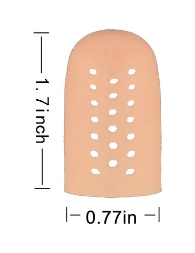 16 Protectores de Dedos Transpirables Conpru para Callos y Ampollas