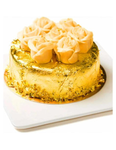 Hojas de Oro Comestibles FGLC 10 Unidades 5x5cm 24K 2