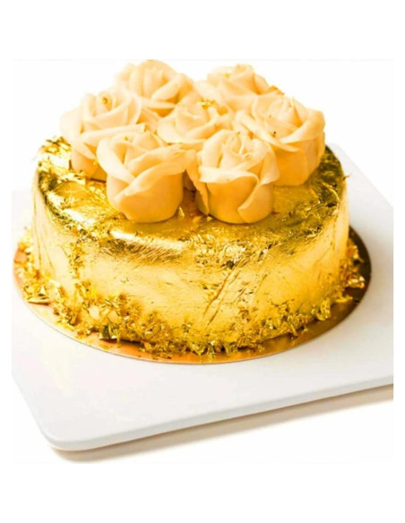 Hojas de Oro Comestibles FGLC 10 Unidades 5x5cm 24K