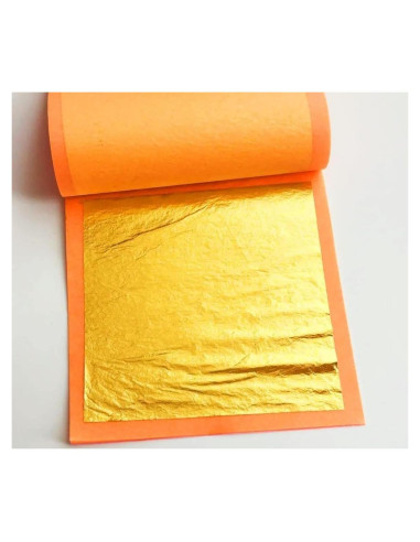 Hojas de Oro 24K STANDARD JAIPUR 5 Unidades 7.6x5.1 cm