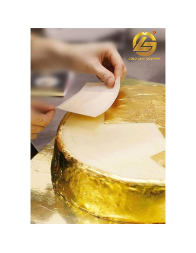 Hojas de Oro 24K STANDARD JAIPUR 5 Unidades 7.6x5.1 cm