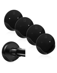 Soporte de Varilla de Cortina de Ducha Ajiaguo - Adhesivo y Tornillos