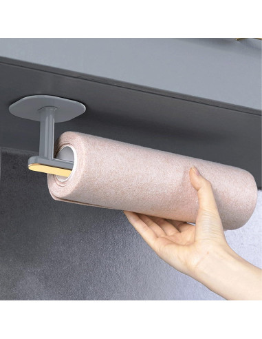 Soportes de Cortina Adhesivos Qusmeiyici Dorados 2 Pcs