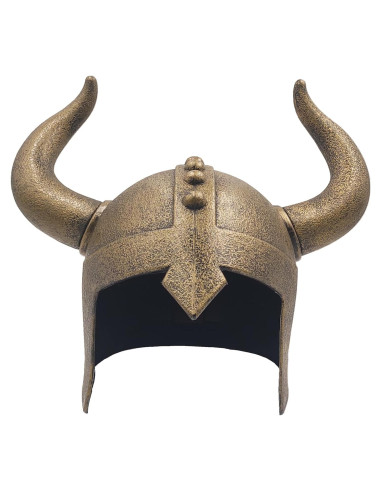 Casco Vikingo con Cuernos para Niños LOOYAR - Juguete Disfraz