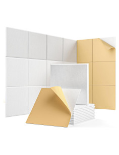 Paneles Acústicos Aislantes Kuchoow, 18 Piezas 30x30cm