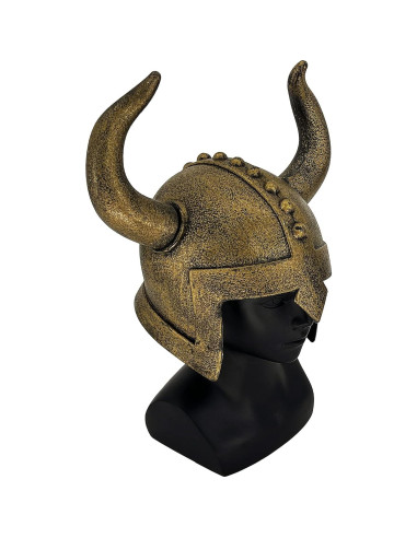 Casco Vikingo con Cuernos para Niños LOOYAR - Juguete Disfraz