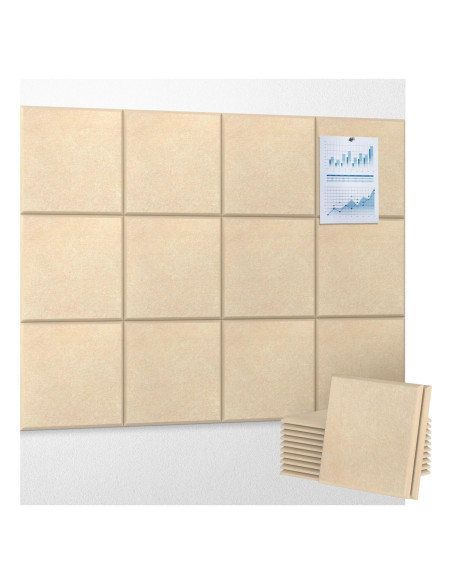 Paneles Acústicos UMIACOUSTICS 12 PCS 30x30 cm Aislantes Sonido Paneles Acústicos UMIACOUSTICS 12 PCS 30x30 cm Aislantes Sonido