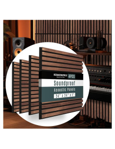 Paneles Acústicos Insonorizados RT60X - 4 Piezas 61x61cm