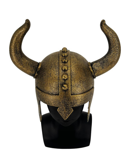 Casco Vikingo con Cuernos para Niños LOOYAR - Juguete Disfraz
