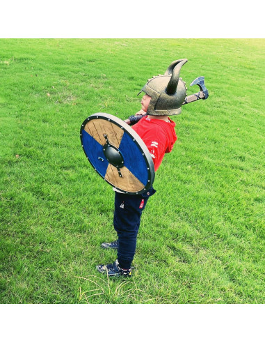 Casco Vikingo con Cuernos para Niños LOOYAR - Juguete Disfraz