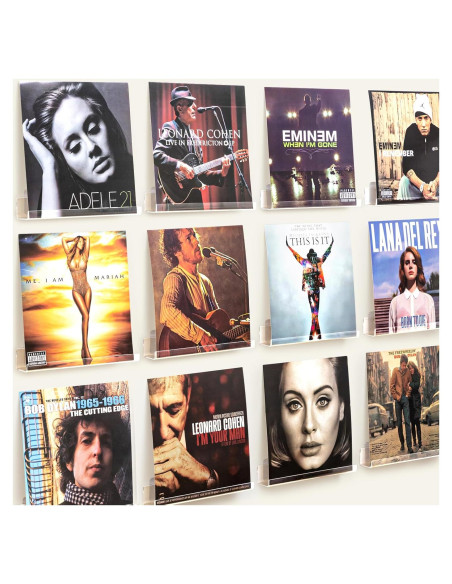 Soportes para Discos de Vinilo Optish - Paquete de 12 Unidades