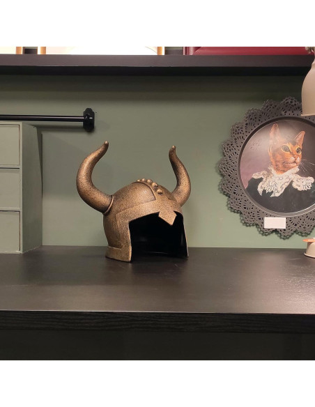Casco Vikingo con Cuernos para Niños LOOYAR - Juguete Disfraz