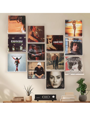Soportes para Discos de Vinilo Optish - Paquete de 12 Unidades